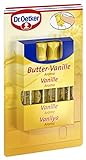 Dr. Oetker Butter-Vanille Aroma, 4er Pack, je Röhrchen 2 ml, flüssige Aromatropfen in wiederverschließbaren Röhrchen, zum Verfeinern von Gebäck, Süßspeisen & Desserts, vegan