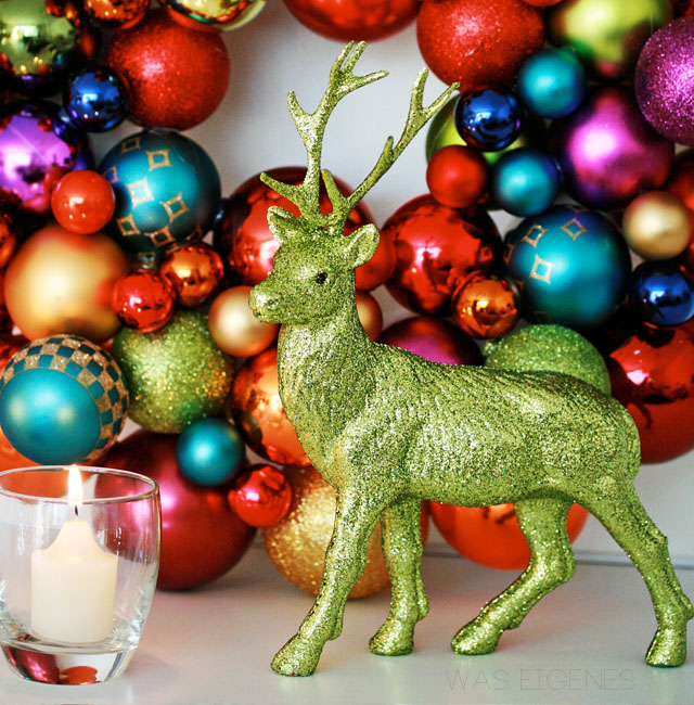 DIY Weihnachtskugelkranz | christmas ball wreath | selbermachen | crafts & DIY project | waseigenes.com 