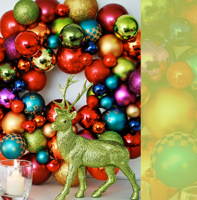 DIY Weihnachtskugelkranz | christmas ball wreath | selbermachen | crafts & DIY project | waseigenes.com 