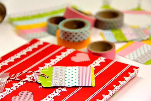 DIY Geschenkanhänger aus Papier & Washi Tape, waseigenes.com