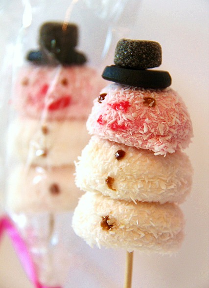 Kokos Marshmallows Schneemänner | was eigenes Blog