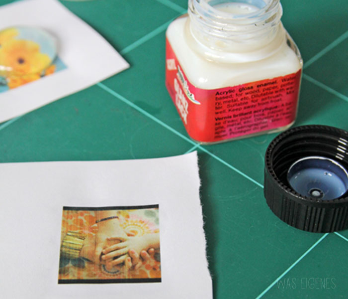 DIY Cabochon Ring, Fotoring Glascabochons selber machen, Glossy Accent, Ring mit Foto basteln, waseigenes.com