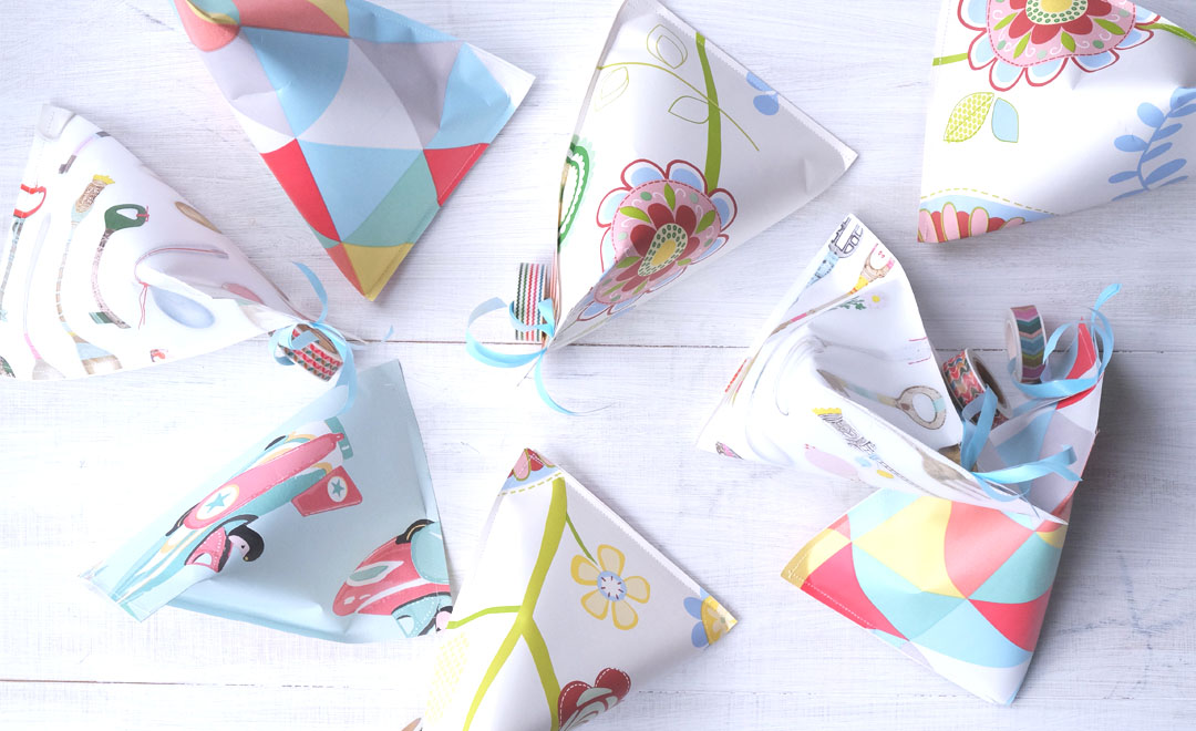 Diy Dreieckige Papiertuten Falten Nahen