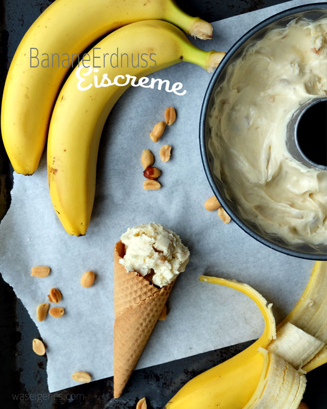 Rezept: Aprikose-Ziegenkäse & Banane Erdnuss Eiscreme | waseigenes.com 