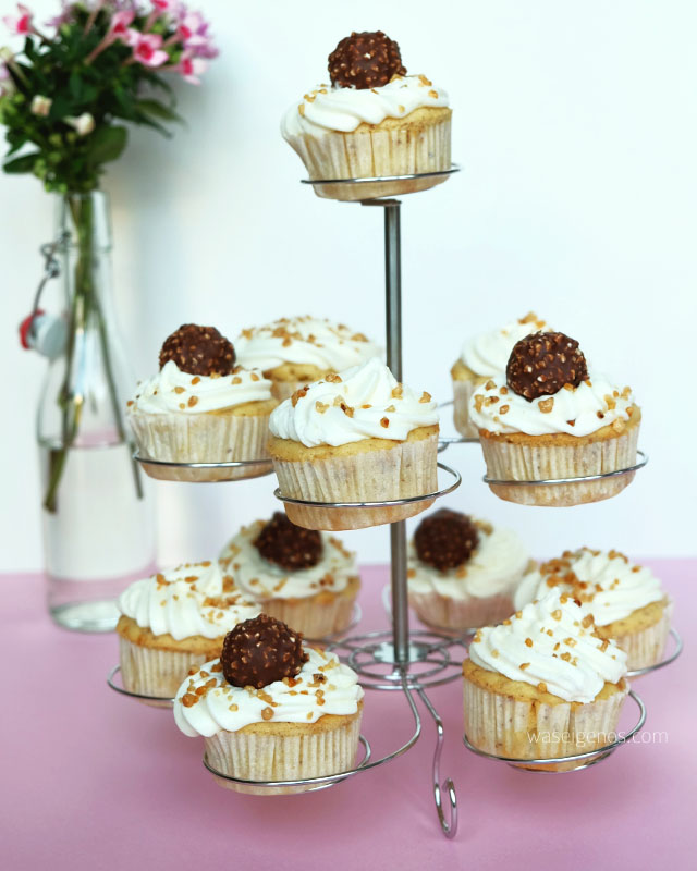 Rezept: Ferrero Rocher Cupcakes | waseigenes.com Blog