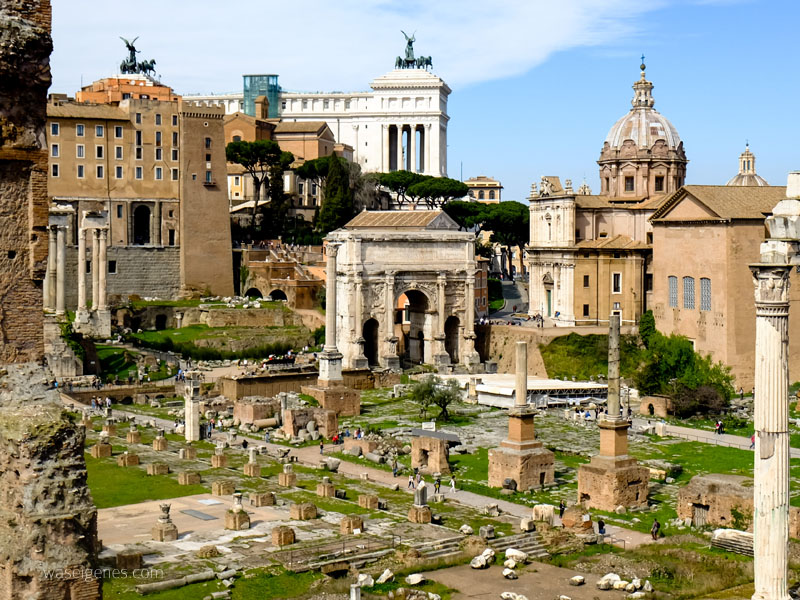 Rom | Kolosseum & Forum Romanum | Reisebericht | waseigenes.com