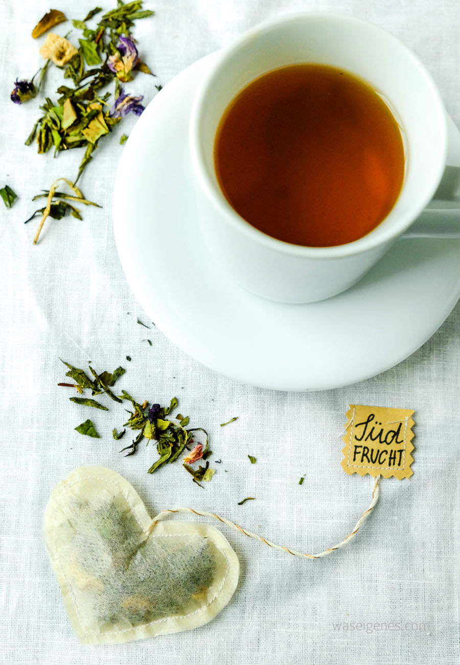 DIY Teebeutel selber nähen und mit losem Tee füllen | waseigenes.com
