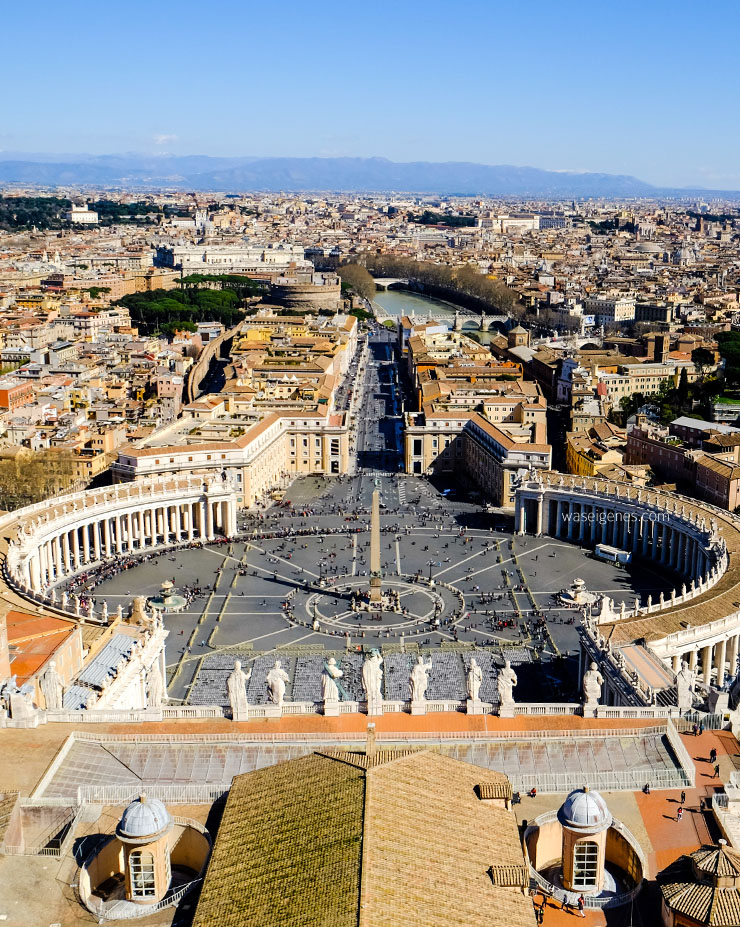 Rom: Der Petersdom in Rom | Blick von der Aussichtsplattform | waseigenes.com DIY Blog