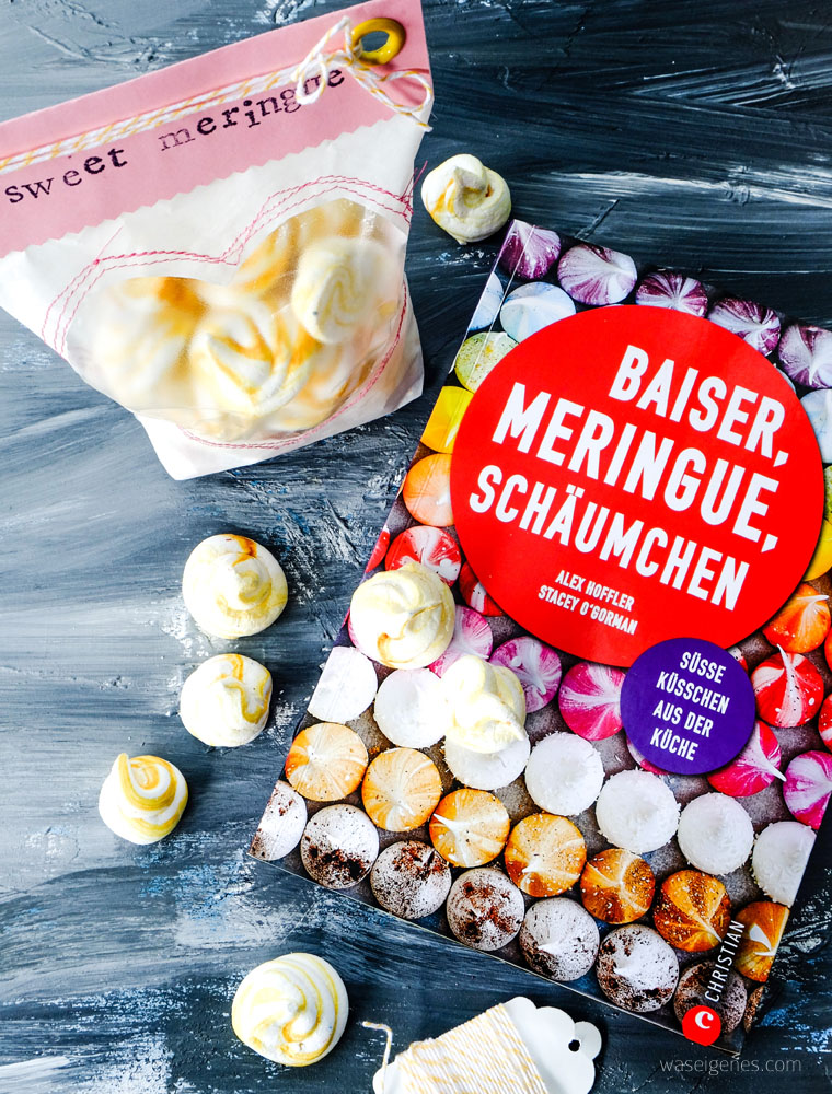 Geschenke aus der Küche: sweet meringue hübsch verpackt | Baiser, Meringue, Schäumchen | Meringue Girls | waseigenes.com