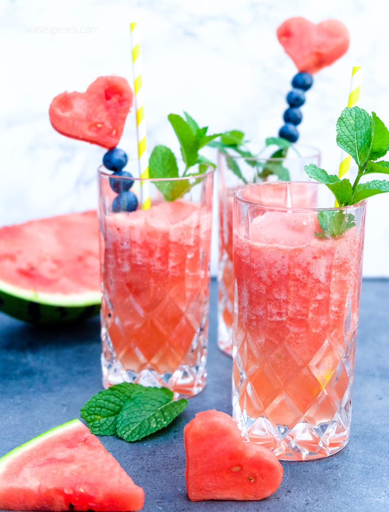 Sommer Drink: Frozen Prosecco | Wassermelonen Frosecco | waseigenes.com