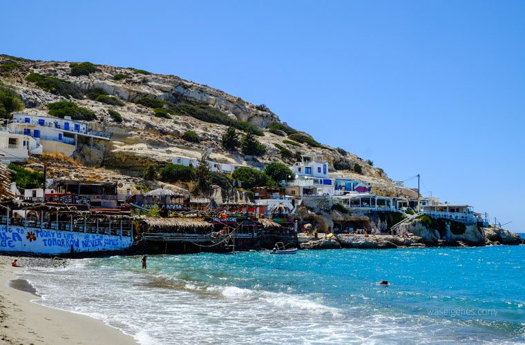 Kreta: Hippie Dorf Matala | Strand | waseigenes.com