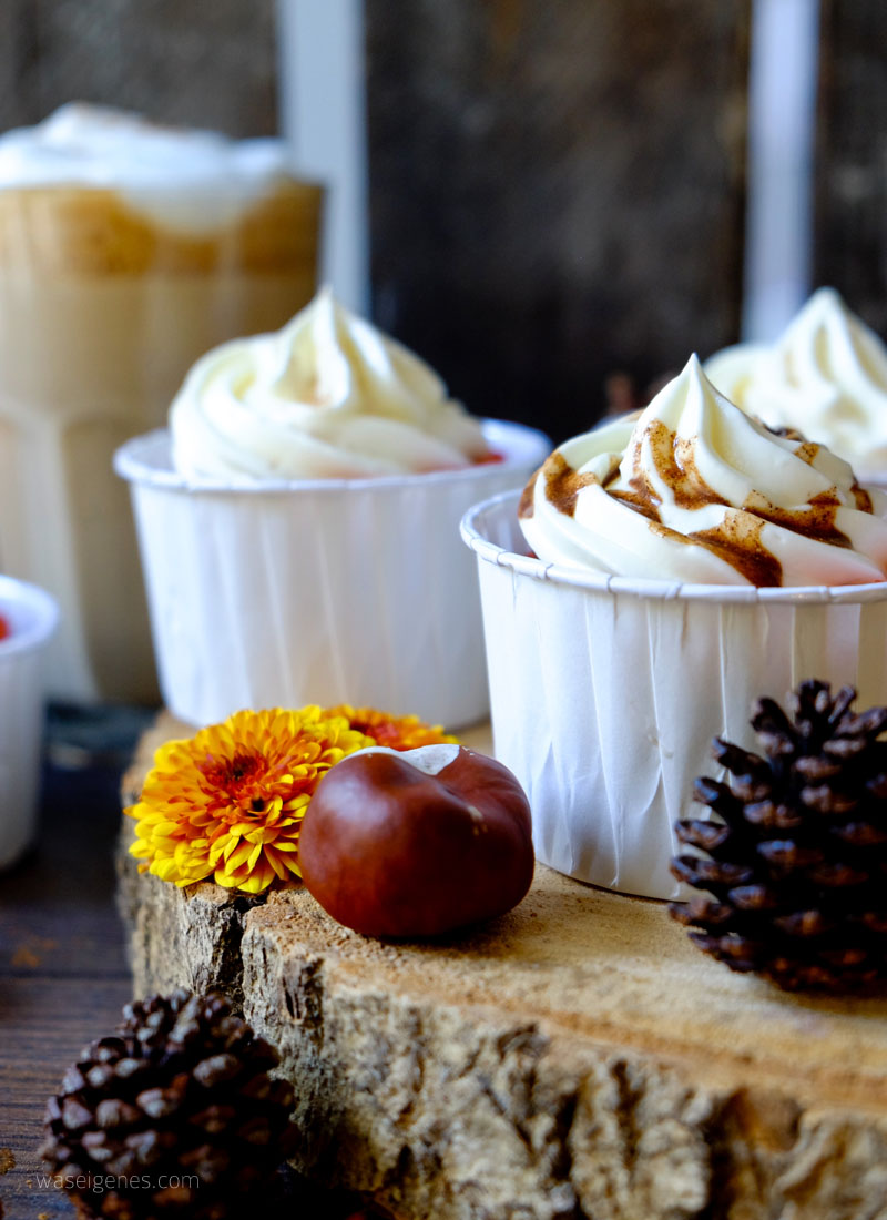 Rezept Pumpkin Spice Cupcakes | Kürbis Cupcakes | Pumpkin Spice selber machen | waseigenes.com DIY Blog