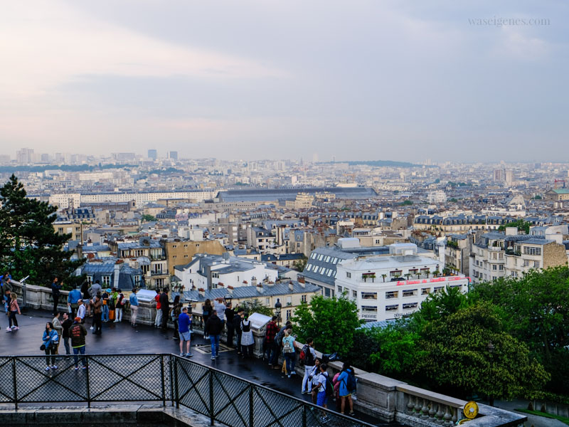 Paris: Blick von der Basilika Sacré-Cœur de Montmartre auf die Stadt | waseigenes.com