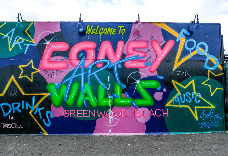 Travel New York City: Coney Island Vergnügungspark, waseigenes.com #coneyisland #newyorkcity #brooklyn #kirmes #vergnüngungspark #coneyartwalls