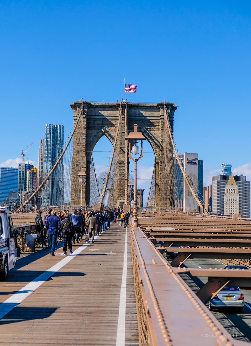 New York City: Brooklyn Bridge | Dumbo | Sightseeing Städtereise | waseigenes.com #brooklynbridge #NYC