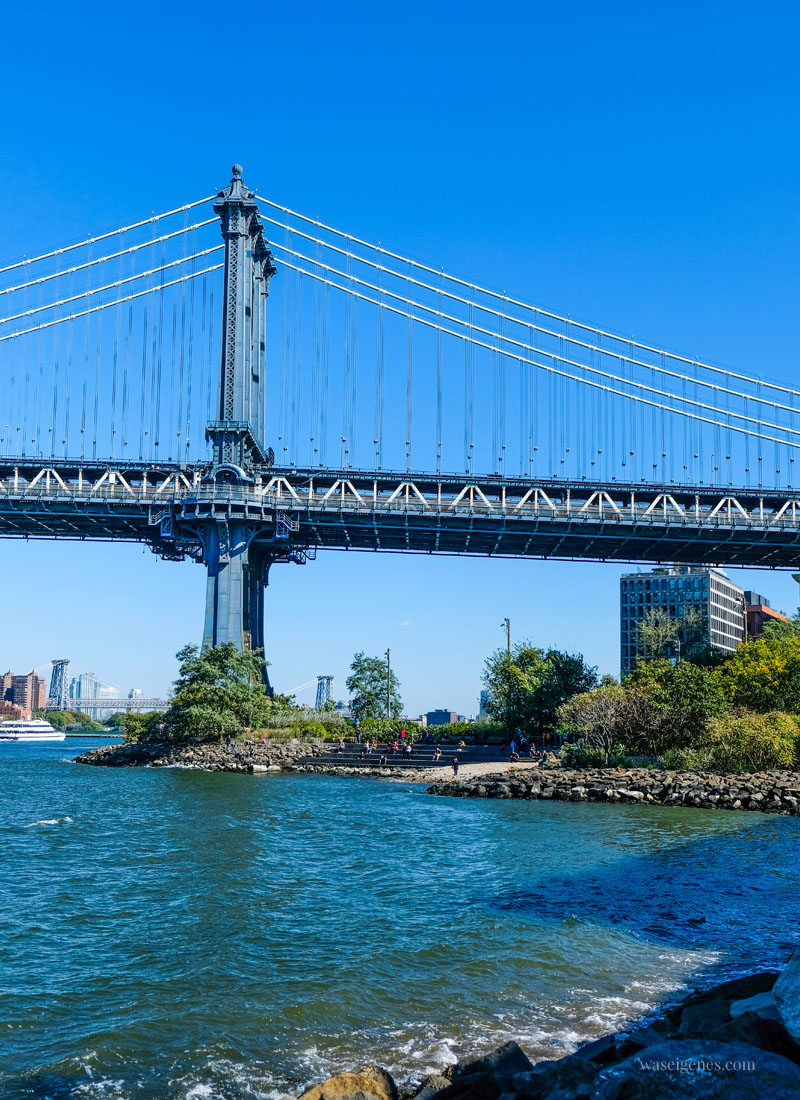 New York City: Manhattan Bridge | Dumbo | Sightseeing Städtereise | waseigenes.com #ManhattanBridge #NYC