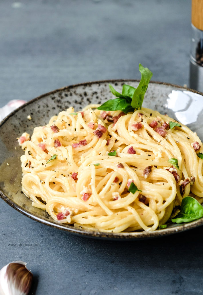 Spaghetti Carbonara - einfach &amp; klassisch (ohne Sahne) | waseigenes