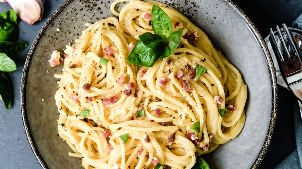 Spaghetti Carbonara Einfach Klassisch Ohne Sahne Waseigenes