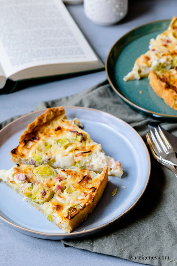 Rezept: Quiche Lorraine mit Lauch, Bergkäse und Speck Rezept: Quiche Lorraine mit Lauch, Bergkäse und Speck