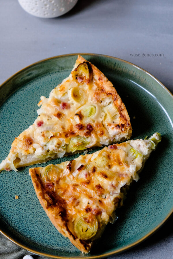 Rezept: Quiche Lorraine mit Lauch, Bergkäse und Speck Rezept: Quiche Lorraine mit Lauch, Bergkäse und Speck