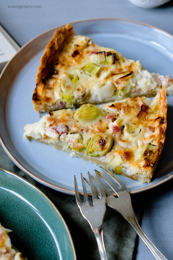 Rezept: Quiche Lorraine mit Lauch, Bergkäse und Speck Rezept: Quiche Lorraine mit Lauch, Bergkäse und Speck