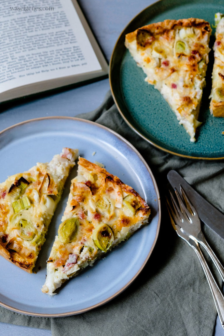 Rezept: Quiche Lorraine mit Lauch, Bergkäse und Speck Rezept: Quiche Lorraine mit Lauch, Bergkäse und Speck