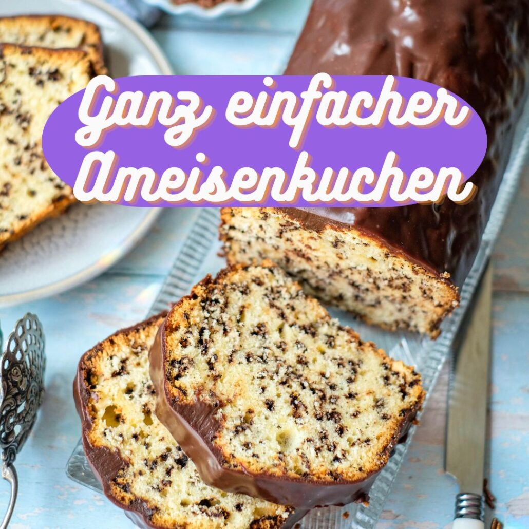 Rezept für einen saftigen Ameisenkuchen mit Schokostreuseln, Eierlikör und Schoko-Ganache | waseigenes.com