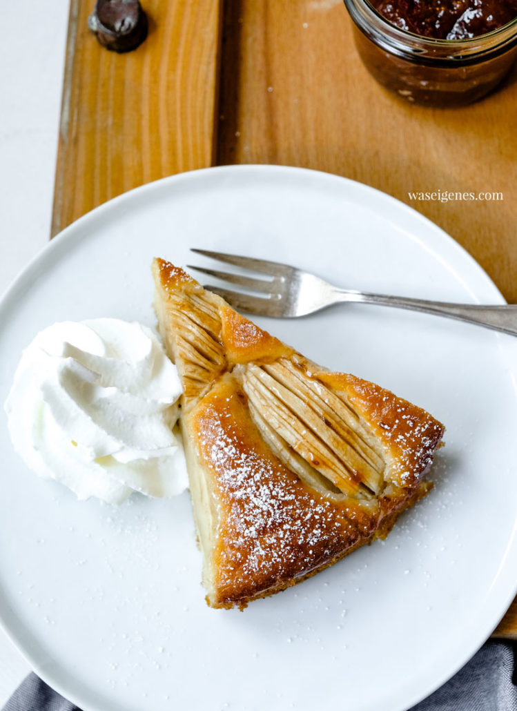 Versunkener Apfelkuchen | Rezept für Apfelkuchen, sehr fein