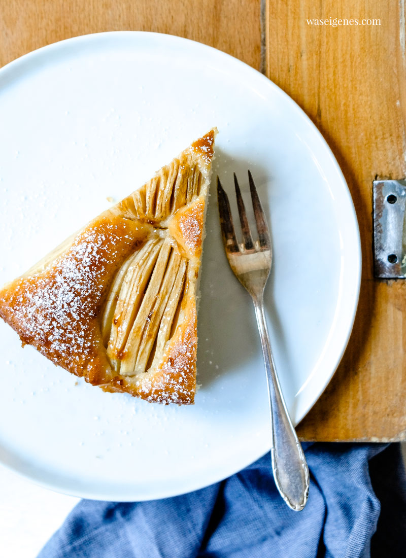 Versunkener Apfelkuchen | Rezept für Apfelkuchen, sehr fein