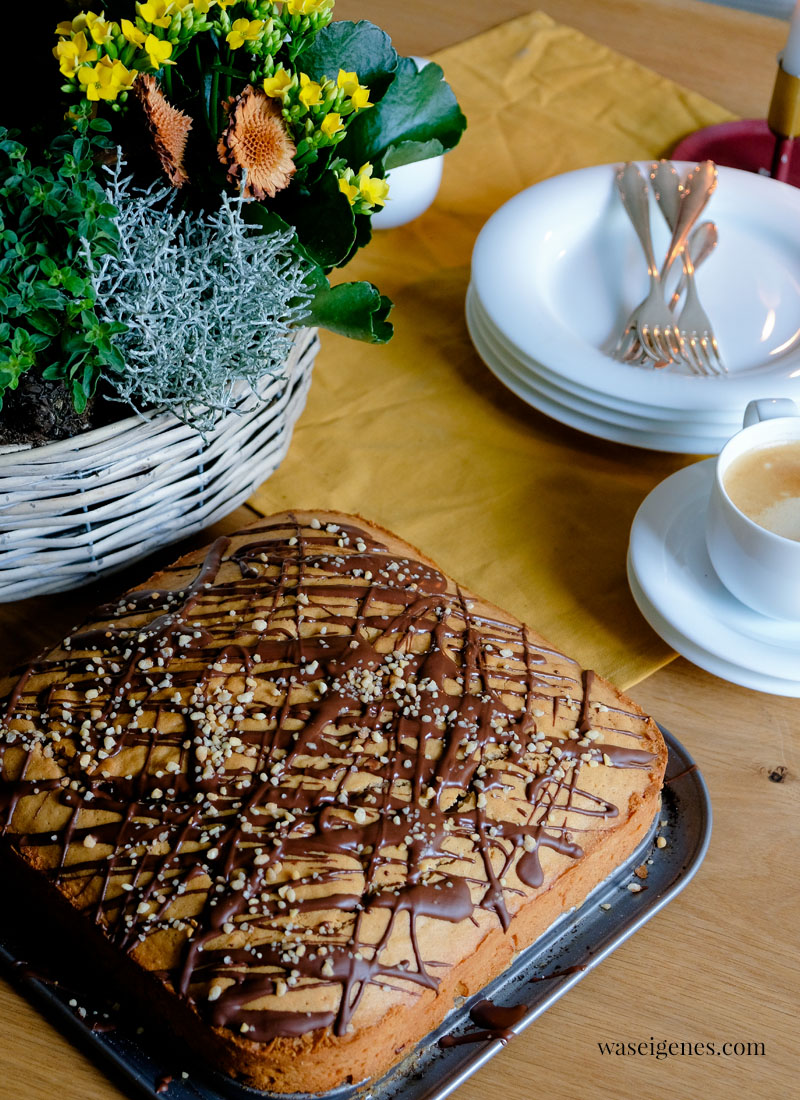 Rezept: Zimtkuchen mit Schokolade und Krokant | waseigenes.com