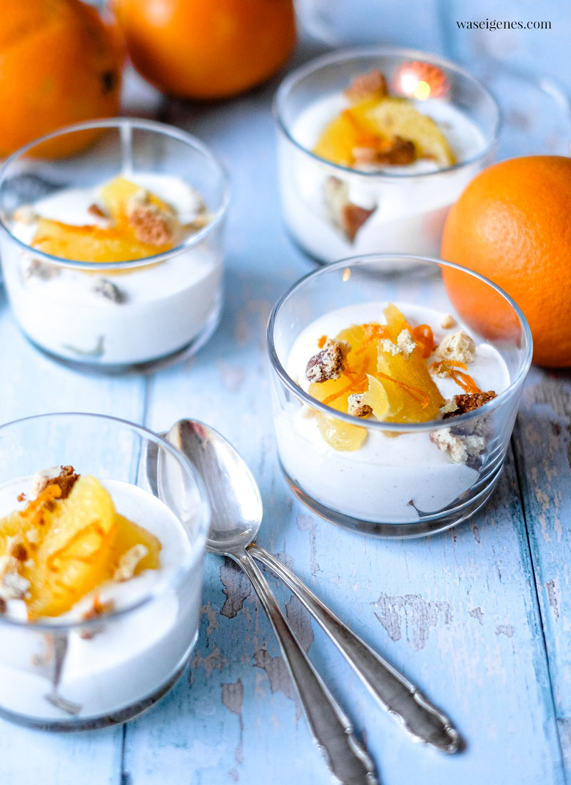 Orangen-Dessert mit Cantuccini &amp; Cointreau | waseigenes.com