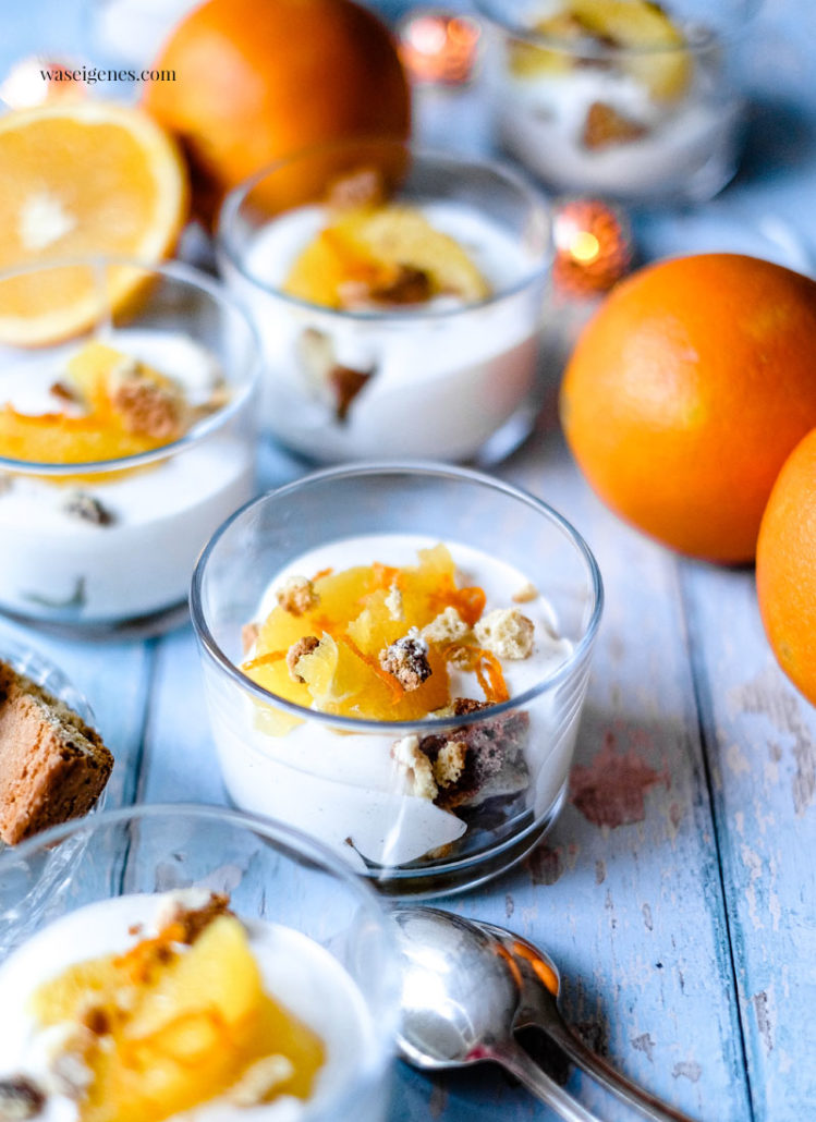 Orangen-Dessert mit Cantuccini &amp; Cointreau | waseigenes.com