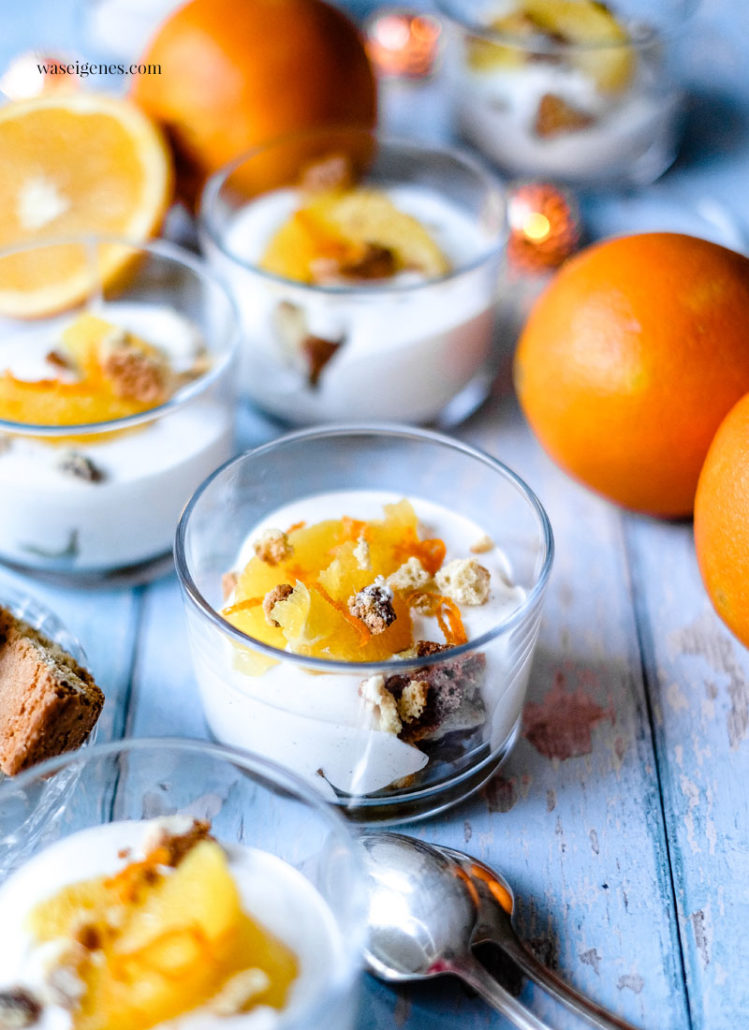Orangen-Dessert mit Cantuccini & Cointreau | waseigenes.com