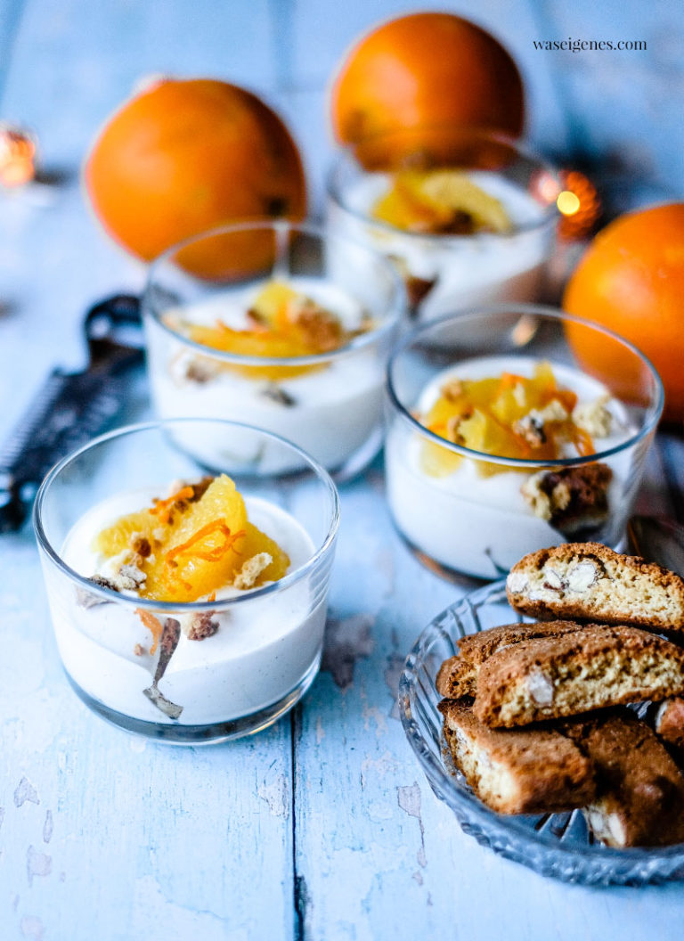 Orangen-Dessert mit Cantuccini &amp; Cointreau | waseigenes.com