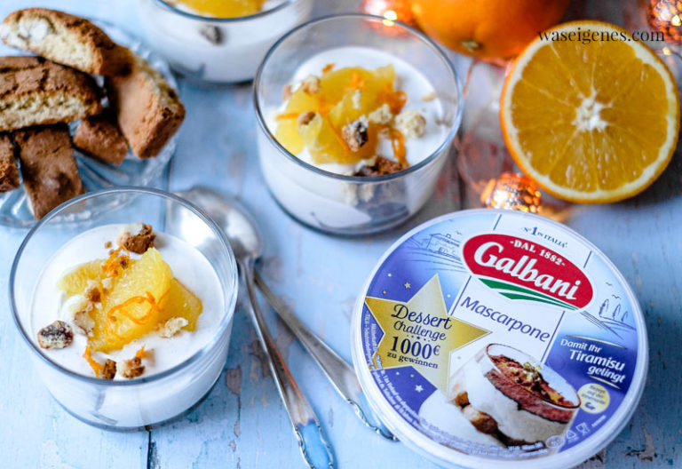 OrangenDessert mit Cantuccini & Cointreau