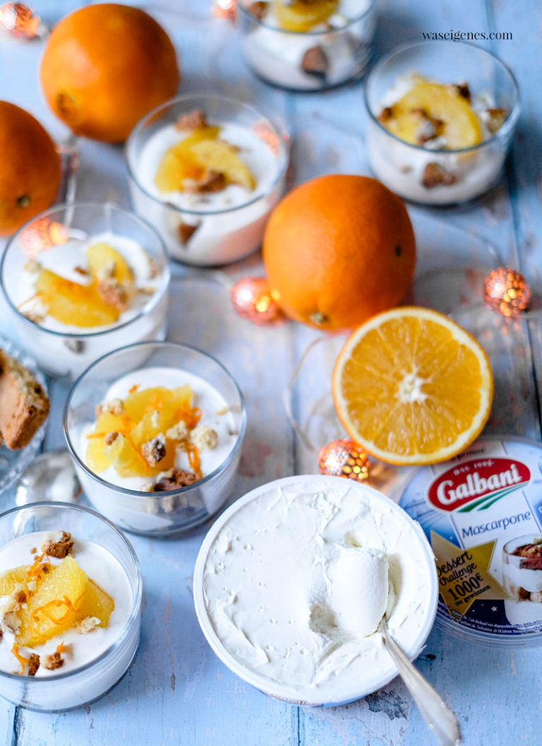 OrangenDessert mit Cantuccini & Cointreau