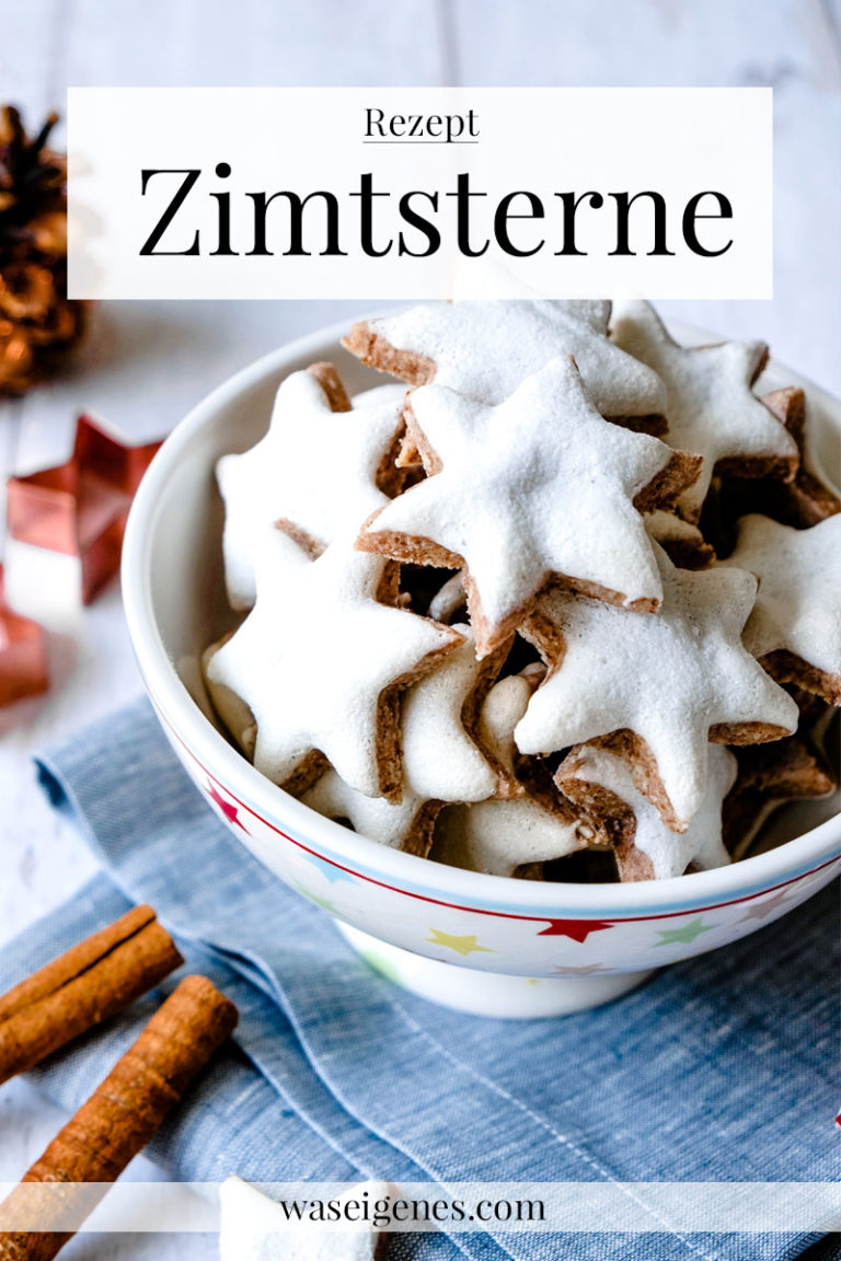 Zimtsterne  Weihnachtsplätzchen Rezept  was eigenes