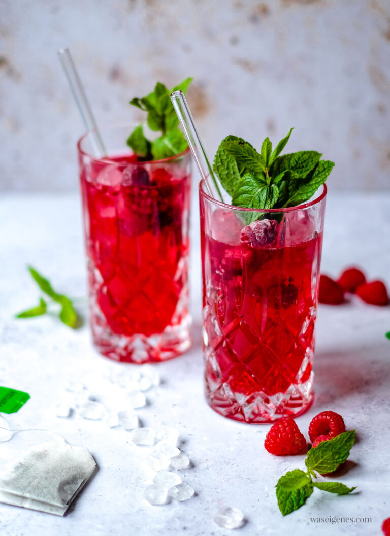 Himbeer Gin Tonic mit Minze | Sommerdrink Rezept Himbeer Gin Tonic mit Minze | Sommerdrink Rezept