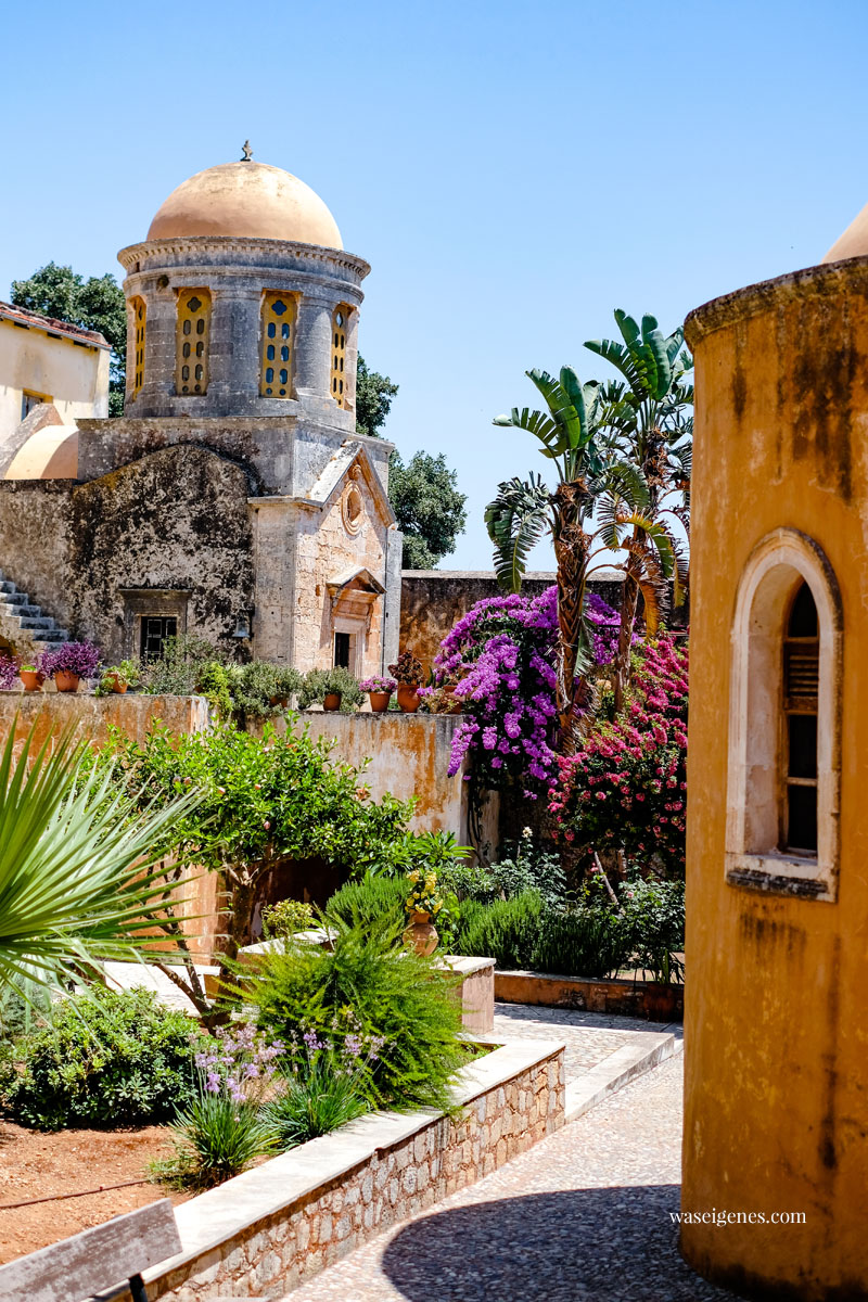 Das Kloster Agia Triada auf Kreta | Halbinsel Akrotiri | Famlienurlaub | waseigenes.com