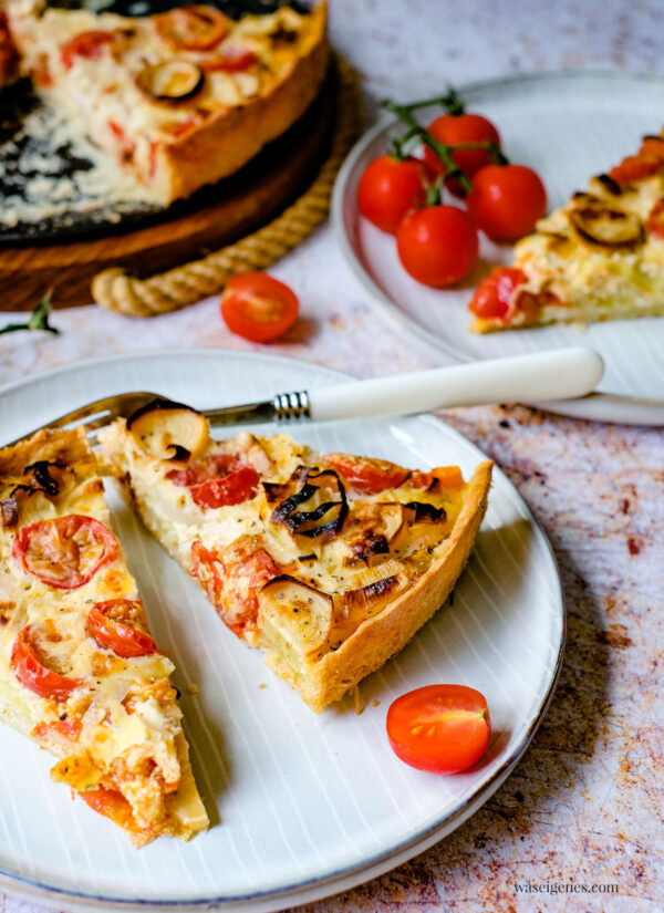 Tomaten-Porree-Quiche | Rezept | waseigenes.com Tomaten-Porree-Quiche | Rezept | waseigenes.com
