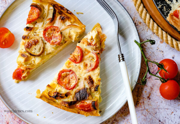 Tomaten-Porree-Quiche | Rezept | waseigenes.com Tomaten-Porree-Quiche | Rezept | waseigenes.com