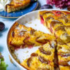 Pflaumentarte mit Pudding-Schmand-Guss