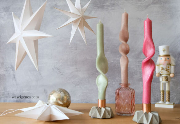 DIY Idee: Kerzen drehen und verdrehen| Bildschöne Geschenkindee | waseigenes.com