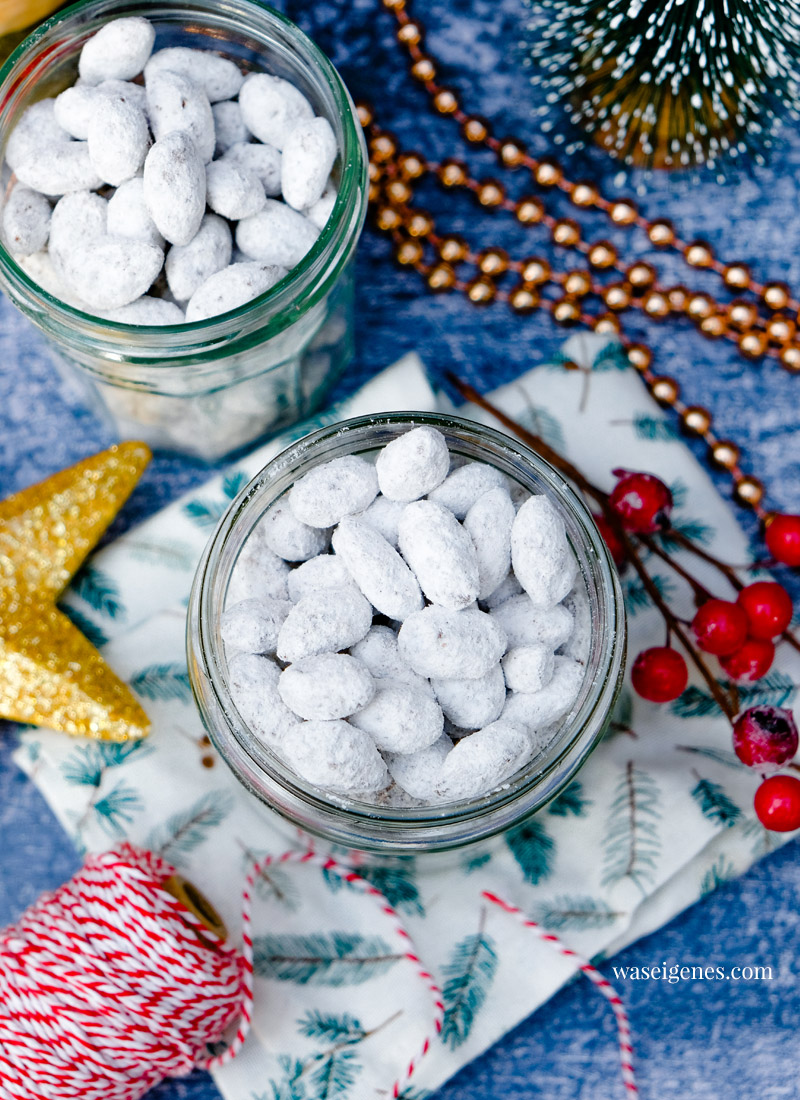 Rezept: Weihnachtsmandeln selber machen. Leckere Schoko-Zimt-Mandeln - ein tolles Geschenk aus der Küche! ~ Schnelle und einfache Rezepte für jeden Tag von waseigenes.com