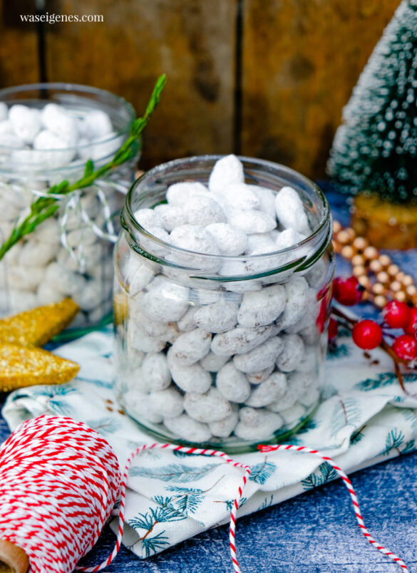 Rezept: Weihnachtsmandeln selber machen. Leckere Schoko-Zimt-Mandeln - ein tolles Geschenk aus der Küche! ~ Schnelle und einfache Rezepte für jeden Tag von waseigenes.com