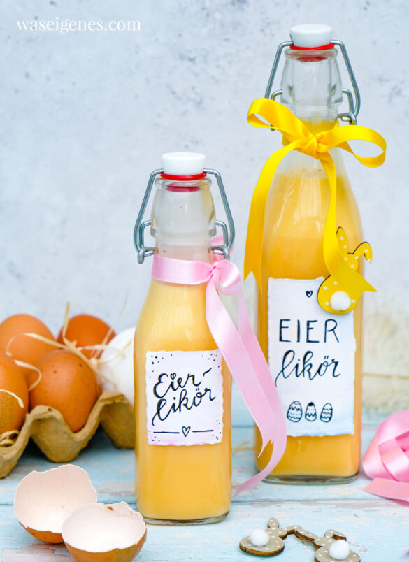 Rezept: Der beste Eierlikör! Eierlikör selber machen | Thermomix Rezept | Geschenke aus der Küche | waseigenes.com