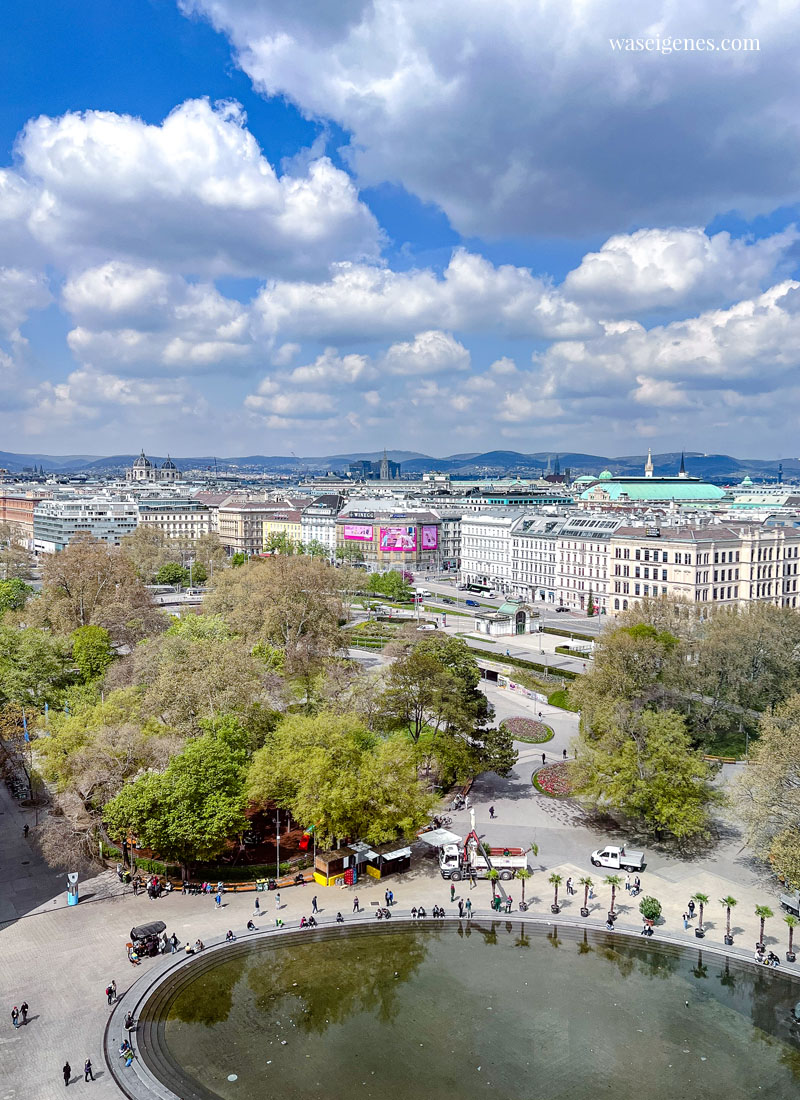 Wiener Karlskirche - Panoramaaufzug, Panoramalift, Fresken, waseigenes.com