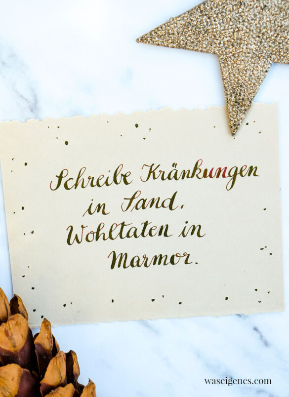 Adventskalender der guten Gedanken 2022 - 24 gute Gedanken im Dezember - 24 aufmunternde Sprüche für jeden Tag | waseigenes.com – WOHLTAT