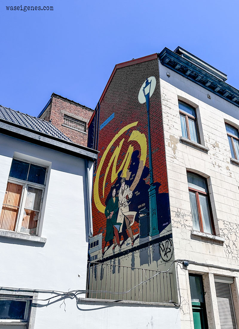 Ein Wochenende in Brüssel - Städtetrip nach Belgien - waseigenes.com | Rue Haute | Wandmalerei Comic