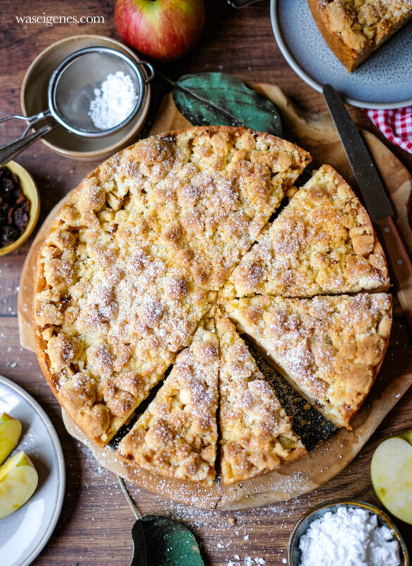 Apfelkuchen mit Streusel - ganz einfach, waseigenes.com